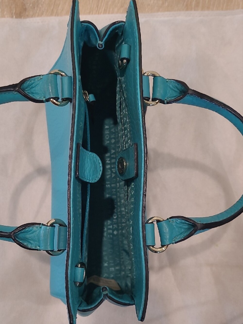 kate spade Perri Lane Romy Bag- Freemont Turquoise- laser-cut front - Picture 3 of 7